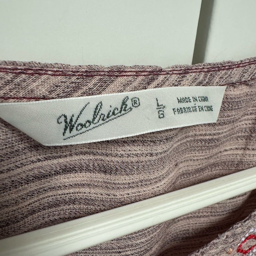 Woolrich Pink Embroidered Boxy Tank Top - Picture 3 of 7